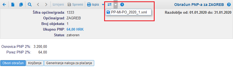 Generiranje XML datoteke obrasca PP-MI-PO za prijenos putem ePorezne
