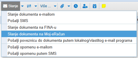 Slanje računa u sustav Moj-eRačun
