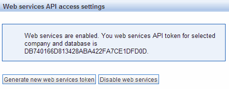 Disble web services