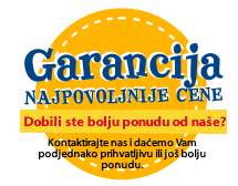 Garancija najnižje cene!